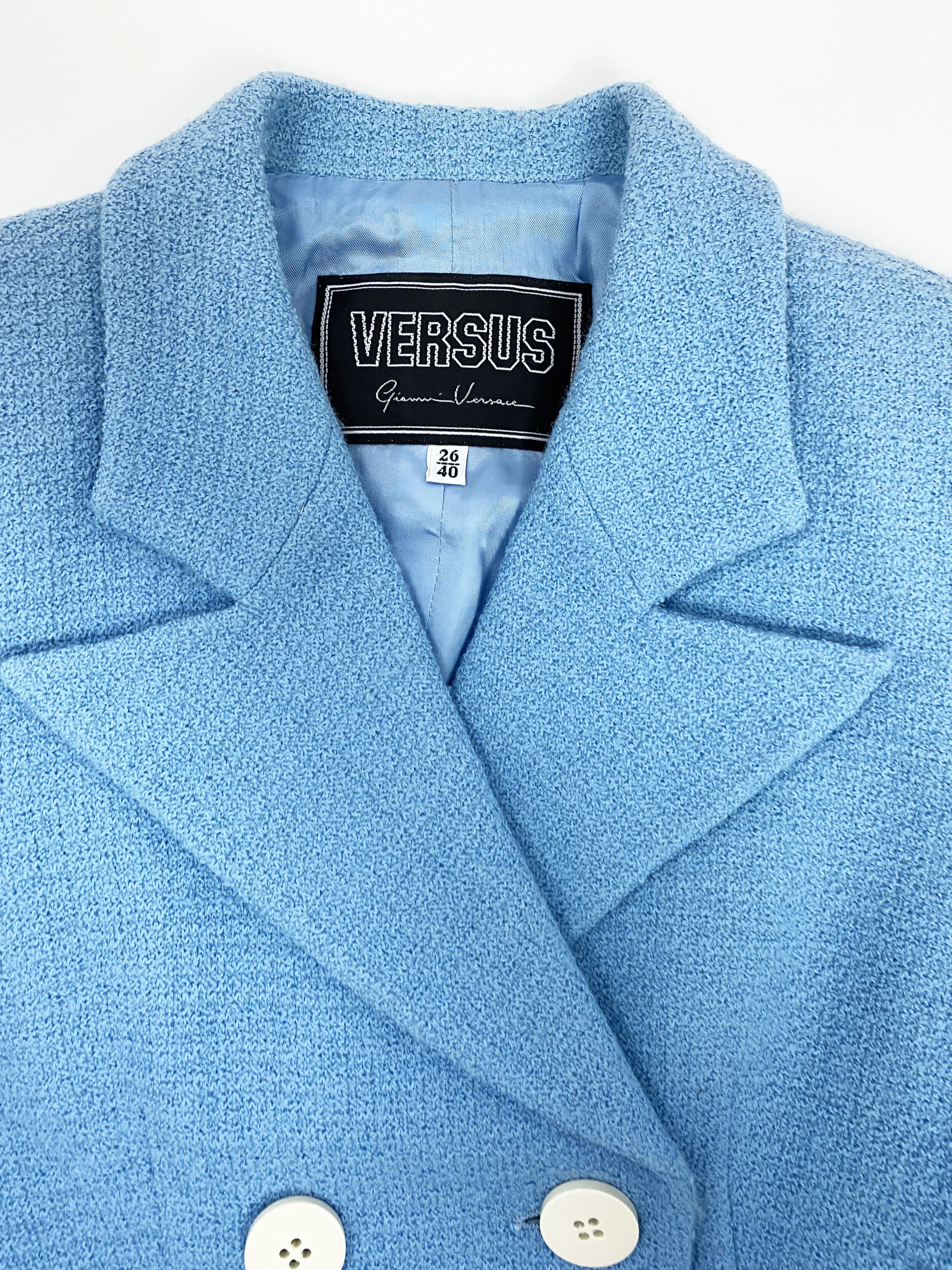 メンズ A.VERSACE ブルー 青 セットアップ